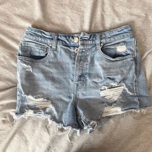 Tgla distressed shorts